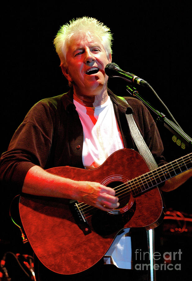 Graham Nash Performing at The Thomas Wolfe Auditorium #7 Photograph by David Oppenheimer