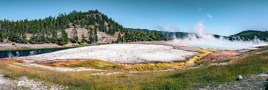 Grand Prismatic Spring In Yellowstone National Park Photograph