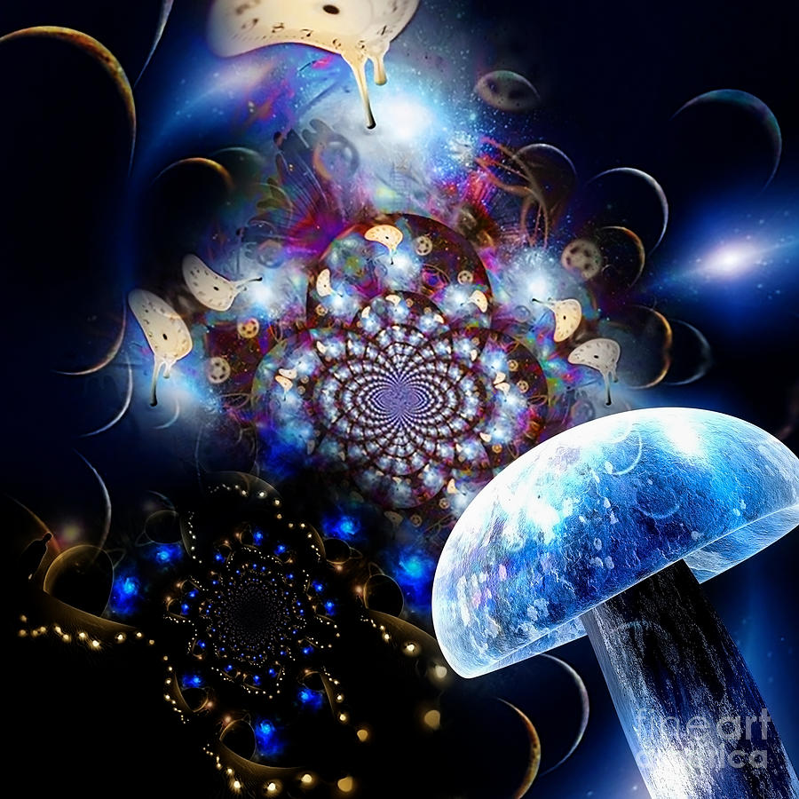 Mushroom Digital Art - Hallucinogenic mushroom #7 by Bruce Rolff