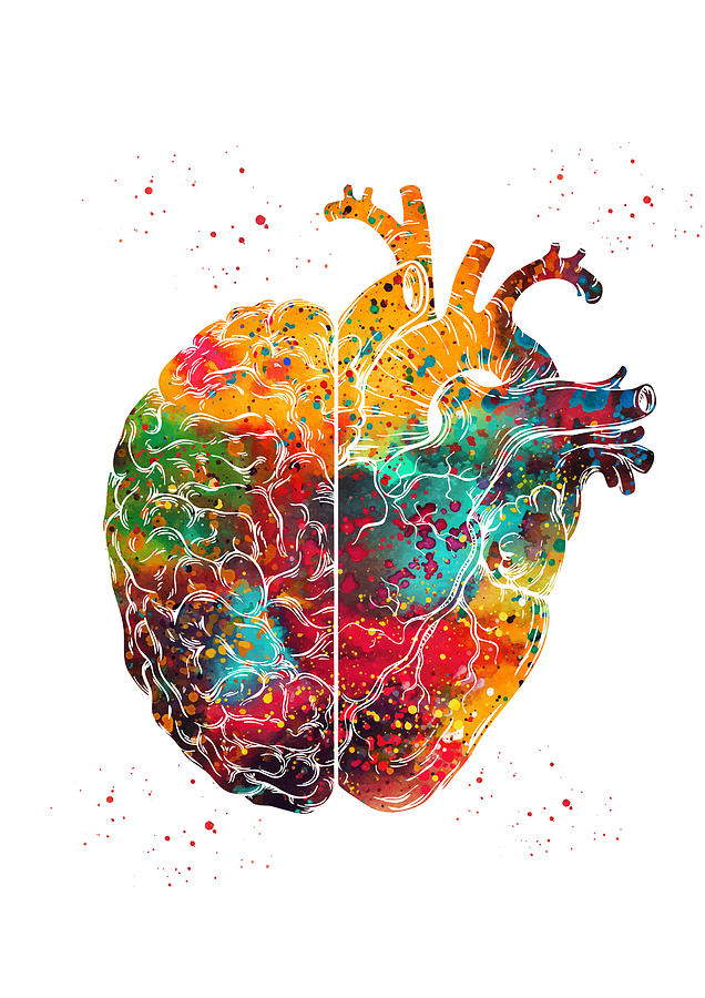 Heart And Brain #7 by Erzebet S