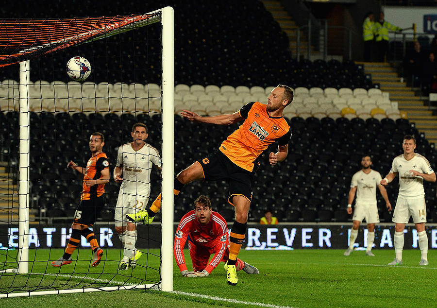 Hull City v Swansea City - Capital One Cup Third Round #7 Photograph by Nigel Roddis