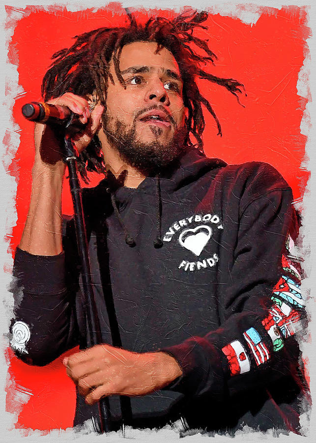 J Cole Digital Art by Poster | Fine Art America