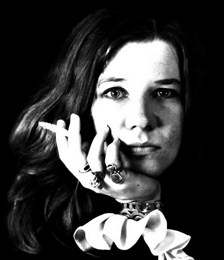 Janis Joplin Digital Art by Bernice Jacobson Fine Art America