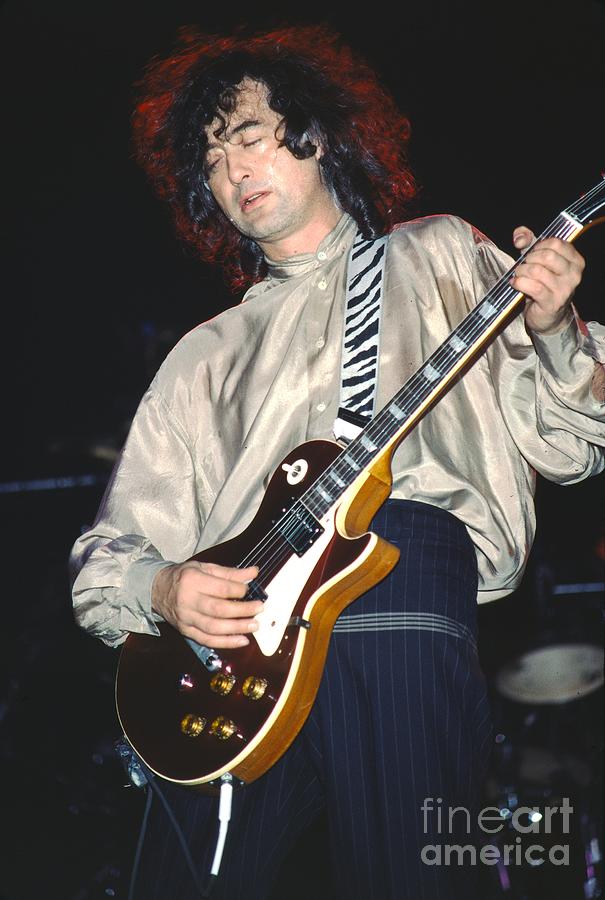 Jimmy Page Photograph by Concert Photos