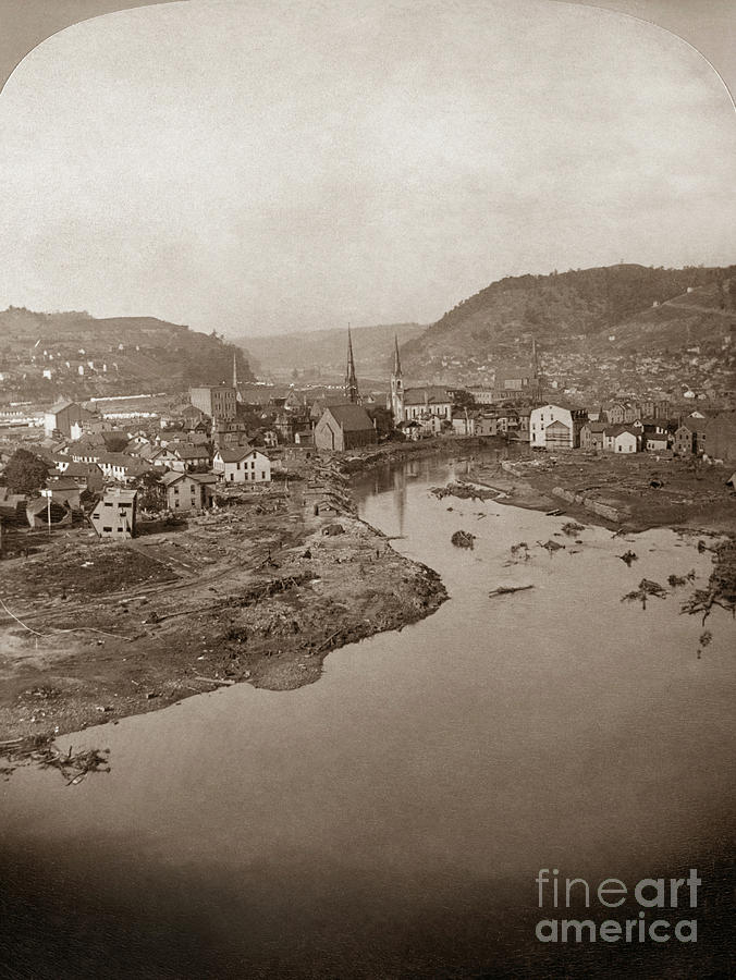 Johnstown Flood, 1889 #7 Photograph by George Barker