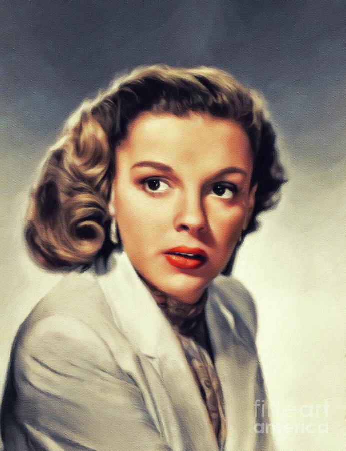 Judy Garland, Hollywood Legend Painting by Esoterica Art Agency - Fine ...