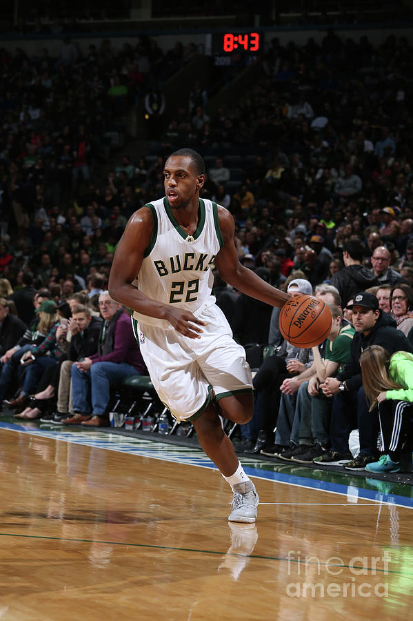 Khris Middleton #7 Photograph by Gary Dineen