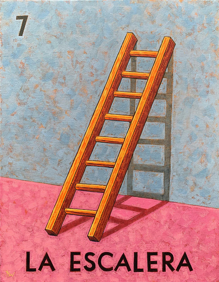 7 La Escalera Painting by Holly Wood