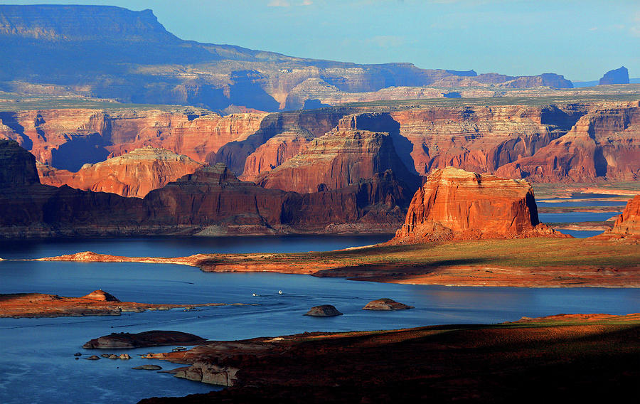 Lake Powell Sunset from the Air #7 Photograph by Rick Wilking