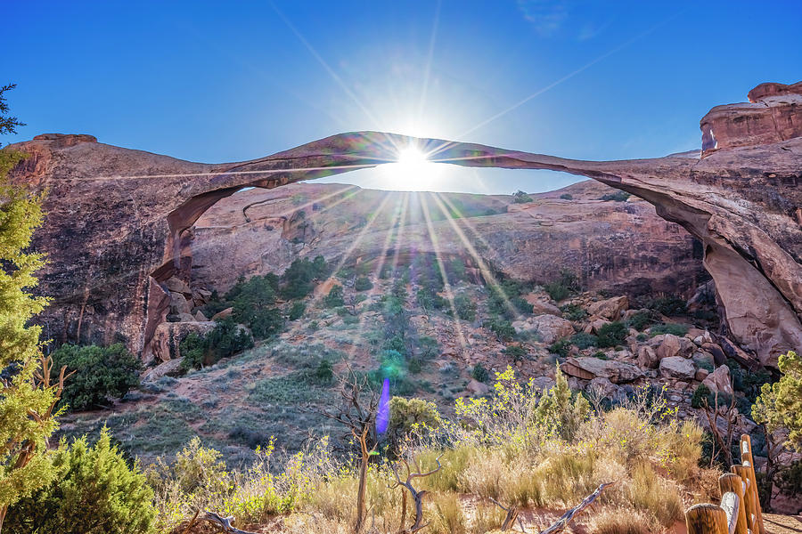 Landscape Arch Sunset Devils Garden Arches National Park Moab Ut ...