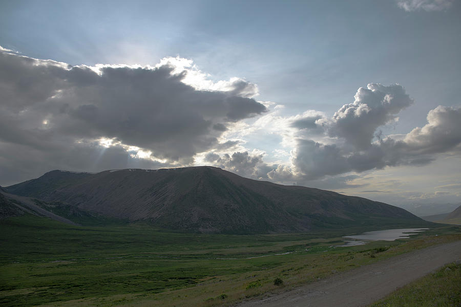 Landscape With Clouds Photograph by Sergey Sherstnev - Fine Art America