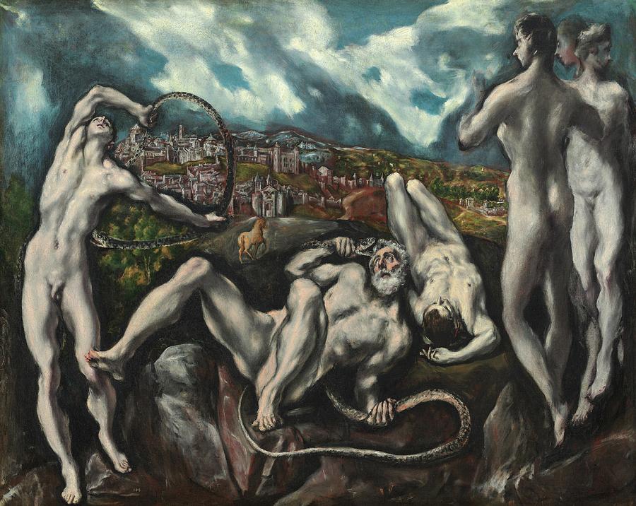 El Greco Painting - Laocoon #7 by El Greco
