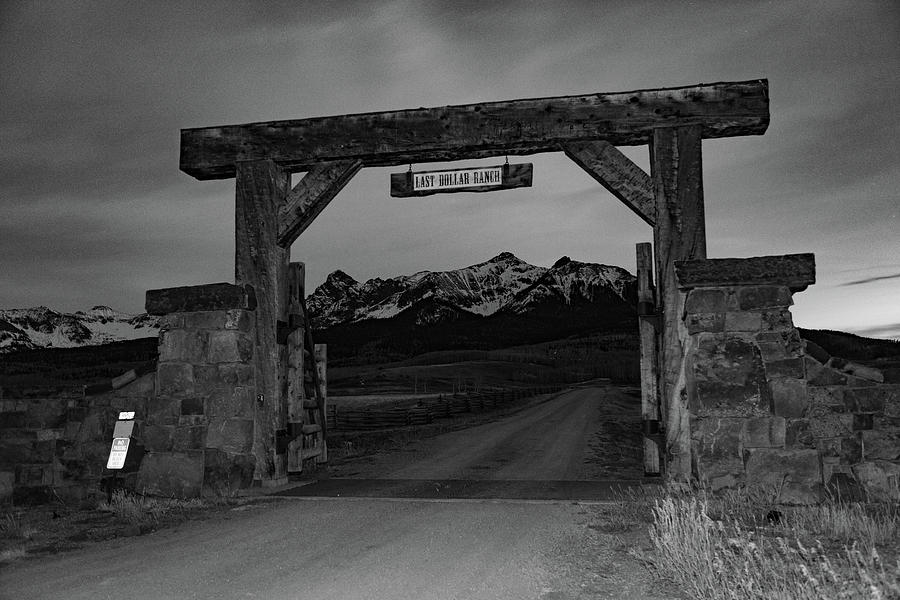 Last Dollar Ranch in Colorado in black and white #7 Photograph by Eldon McGraw