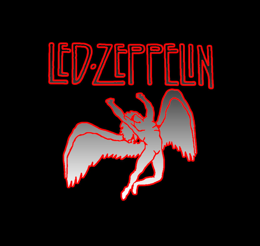 Led zeppelin band logos special collection and edition Digital Art by ...