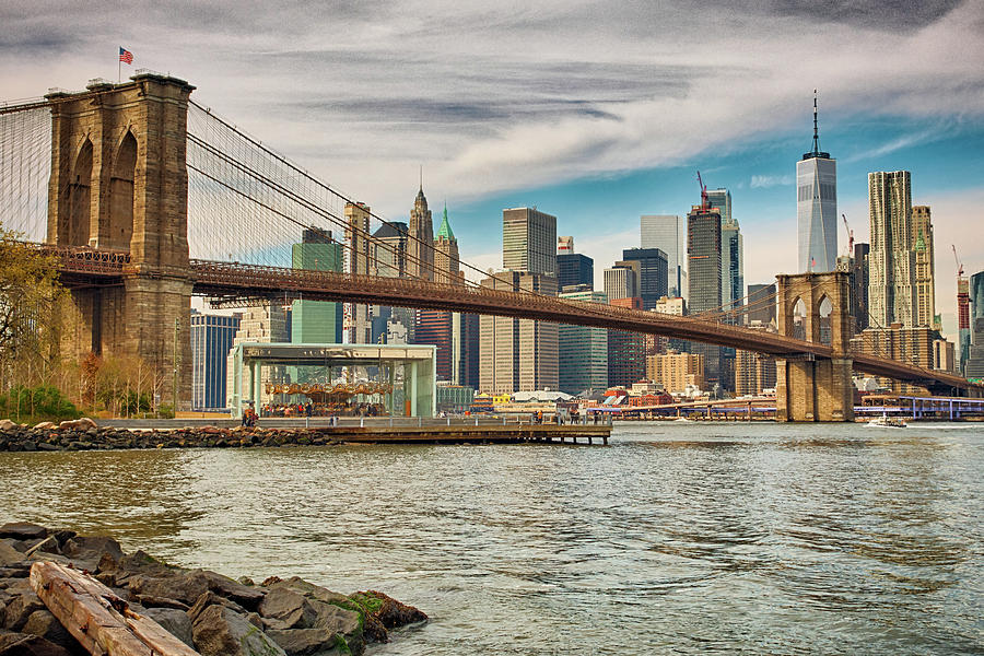 Lower Manhattan New York City Panorama #7 Photograph by Alex Grichenko
