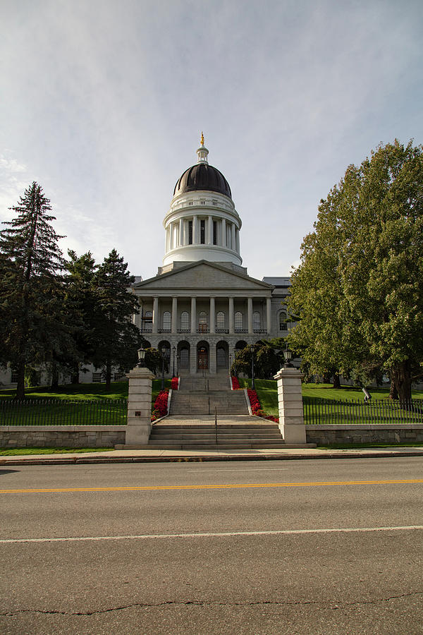 Maine State Capitol Building In Augusta Maine Photograph By Eldon ...