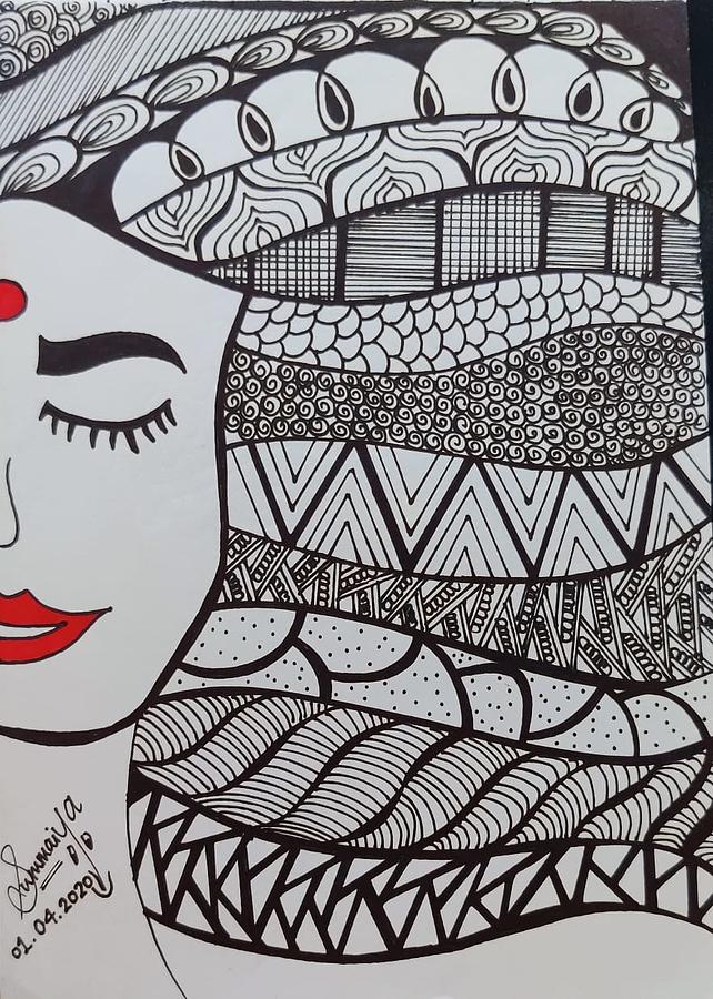 Mother's love mandala art Drawing by Rashmi Singhal | Saatchi Art-saigonsouth.com.vn