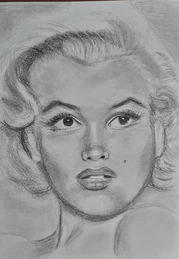 Marilyn monroe Drawing by Paul Blackmore - Fine Art America