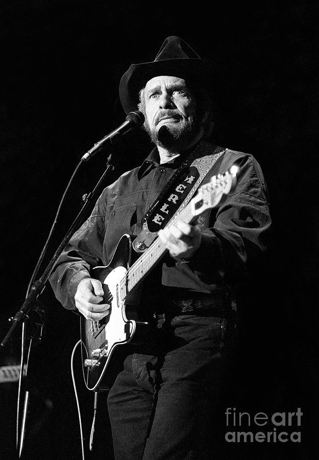 Merle Haggard Photograph by Concert Photos - Fine Art America