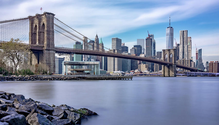 New York City Skyline Manhattan Panorama View #7 Photograph by Alex Grichenko