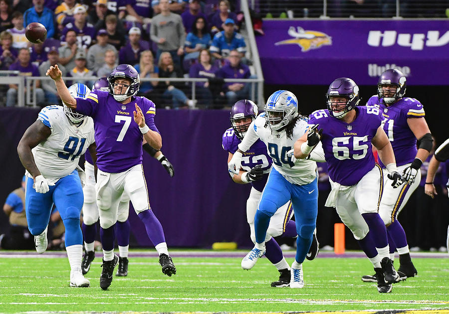 NFL: OCT 01 Lions at Vikings #7 Photograph by Icon Sportswire