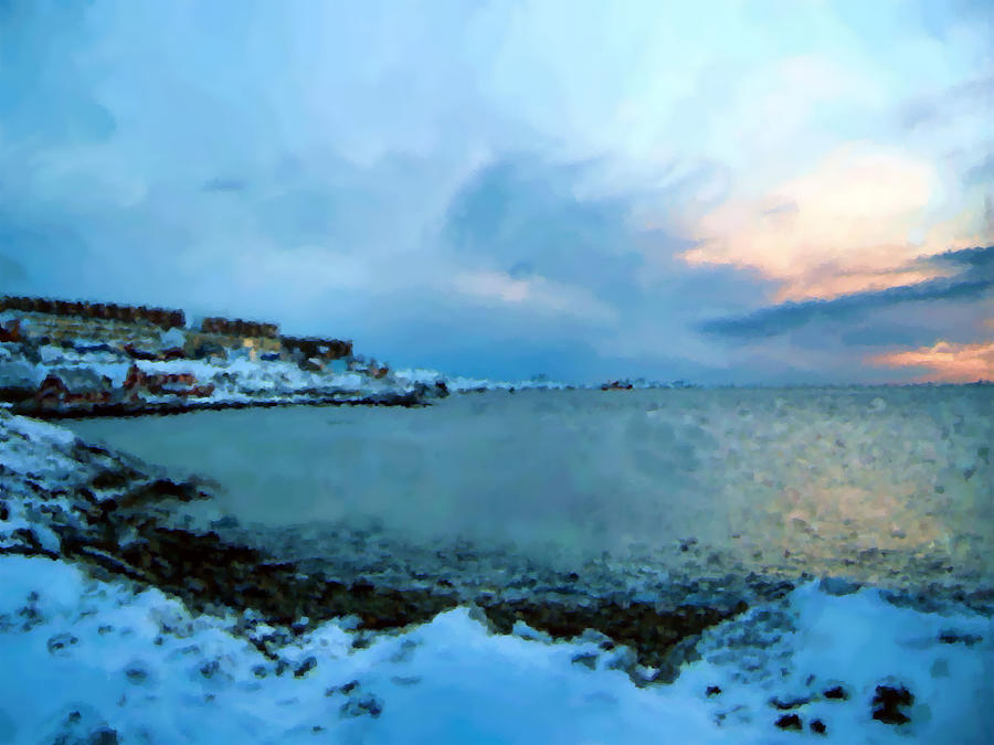 Nuuk Greenland #7 Mixed Media by Asbjorn Lonvig