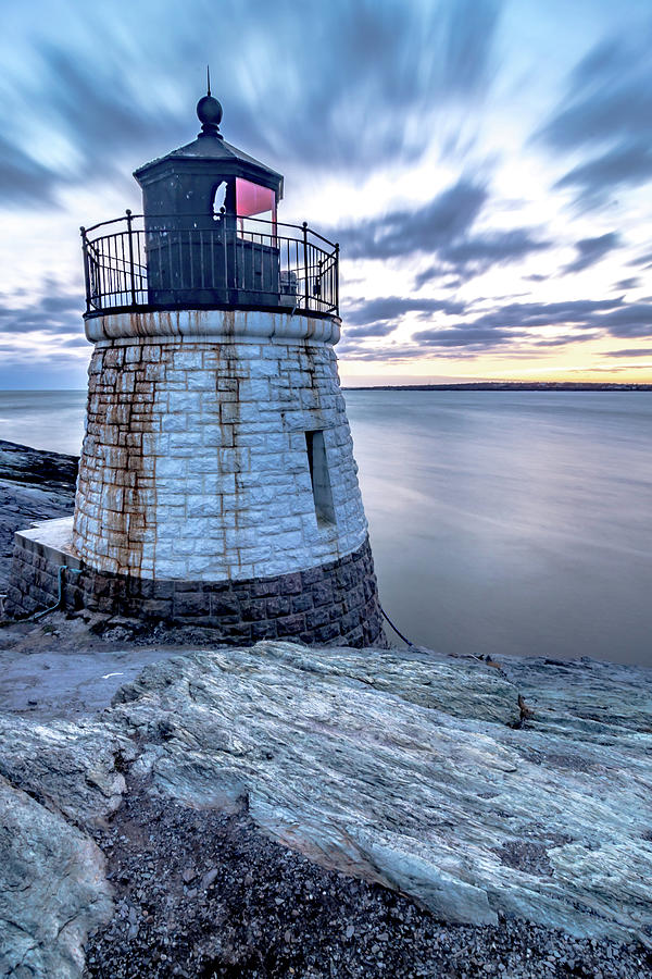 Oldcastle Lighthouse In Newport Rhode Island #7 Photograph by Alex Grichenko