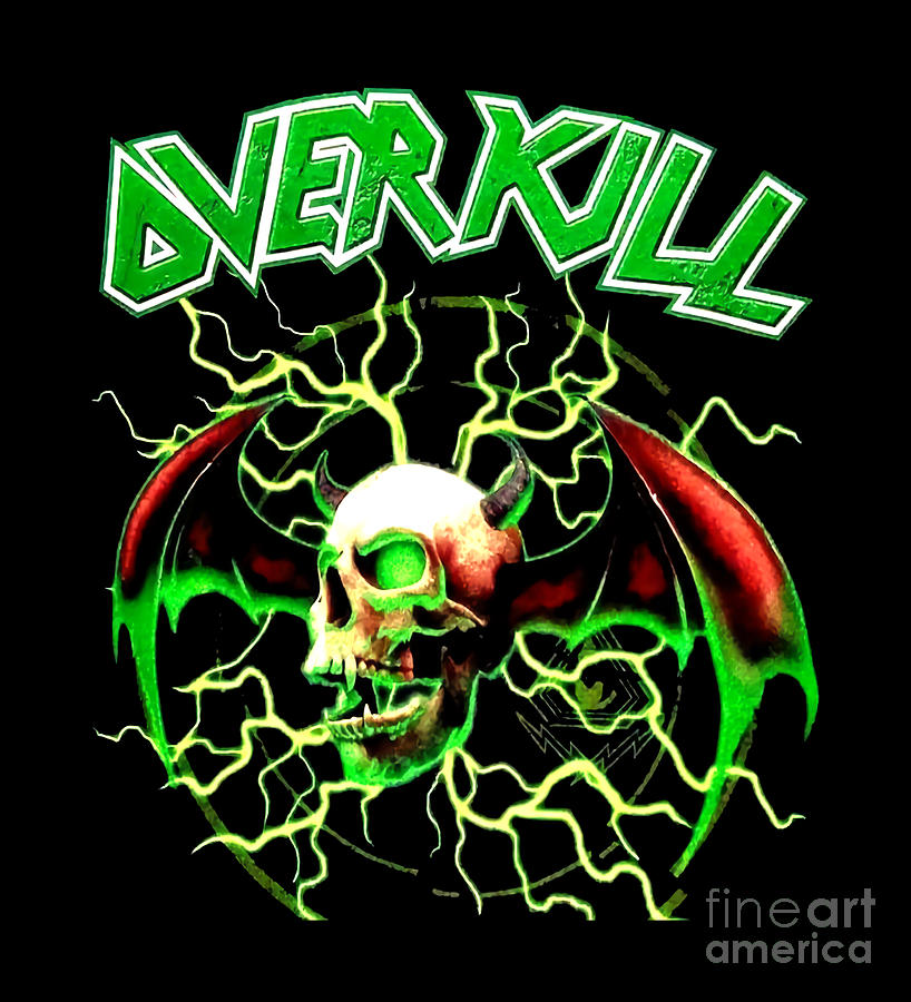 Overkill Band Digital Art by Gyuri Namjoon - Fine Art America