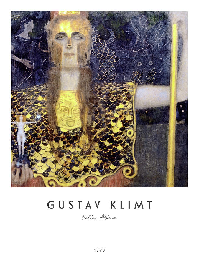 Gustav Klimt Painting - Pallas Athene #4 by Gustav Klimt