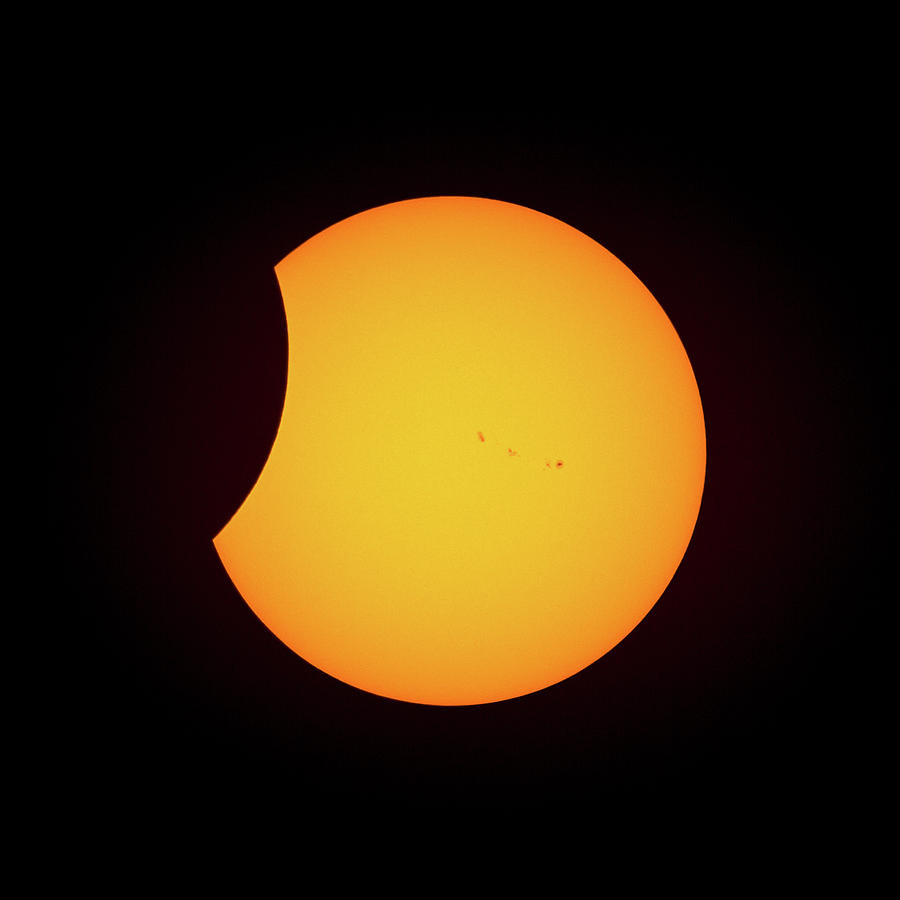 Partial Solar Eclipse #7 Photograph by David Beechum
