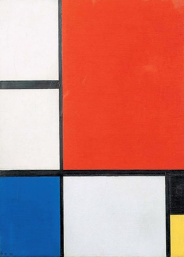 Piet Mondrian Painting by Zid Alaa - Fine Art America