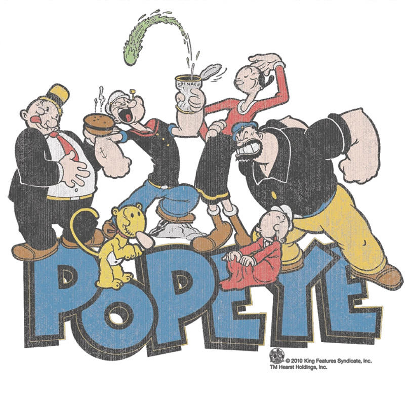 Popeye Digital Art by Kerry Cunningham - Fine Art America