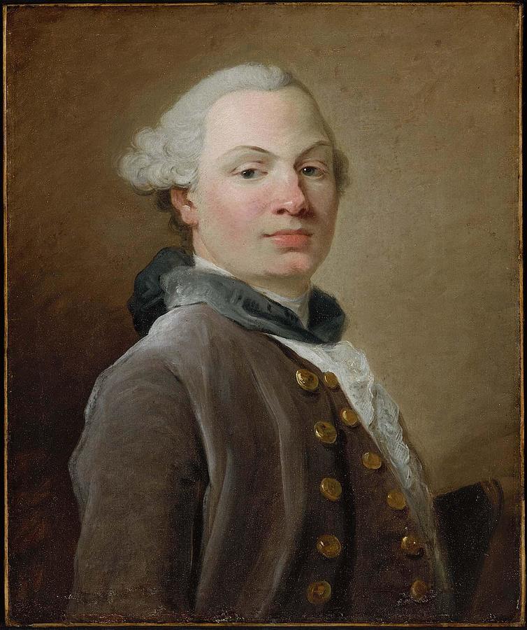 Portrait of a Man Painting by Jean-Baptiste Perronneau | Fine Art America
