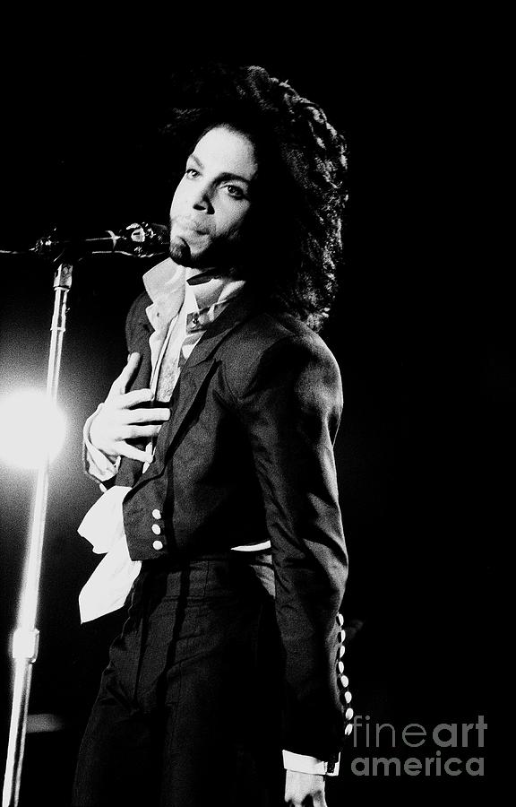 Singer Photograph - Prince #7 by Concert Photos