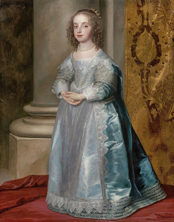 Princess Mary, Daughter of Charles I #7 Painting by Anthony van Dyck