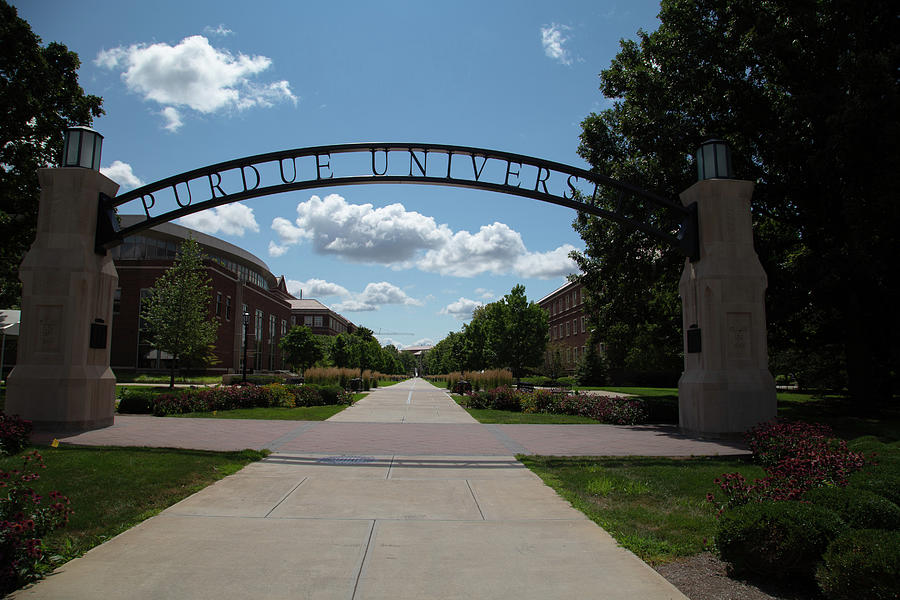 Purdue University Gate Photograph by Eldon McGraw - Fine Art America