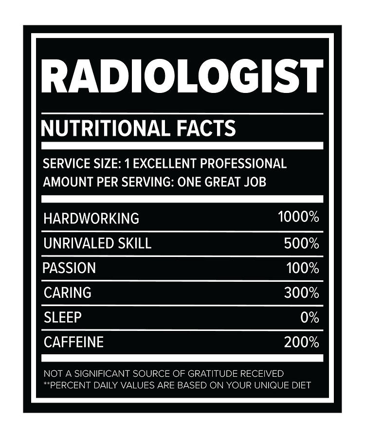 Radiology Digital Art - Radiology Rad Tech Technologist Radiologist X-ray Radiographer #7 by Toms Tee Store