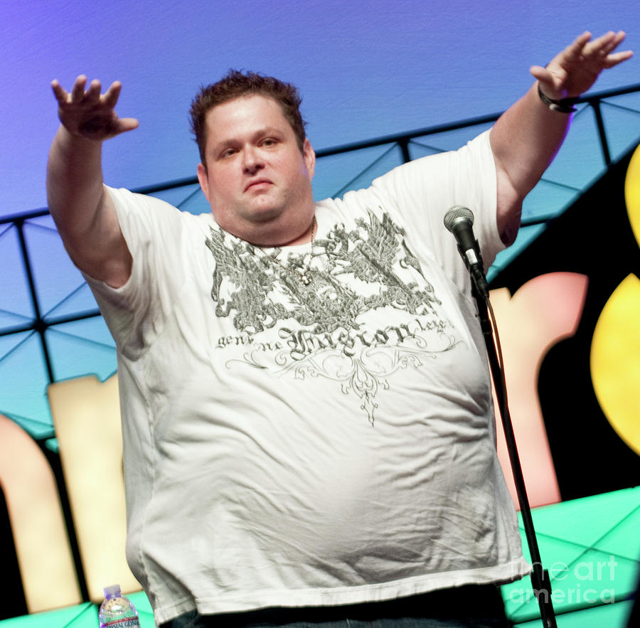 Ralphie May at Bonnaroo Comedy Theatre #16 Photograph by David Oppenheimer