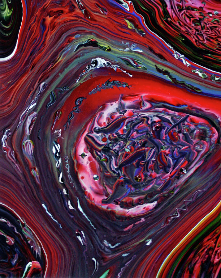 Interstellar Painting - Re-Birth RV1 by Diane Goble