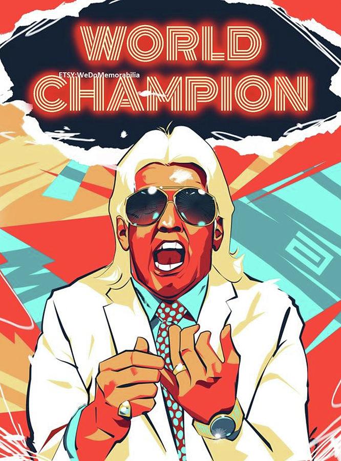 Ric Flair The Nature Boy Digital Art by Michael Stout