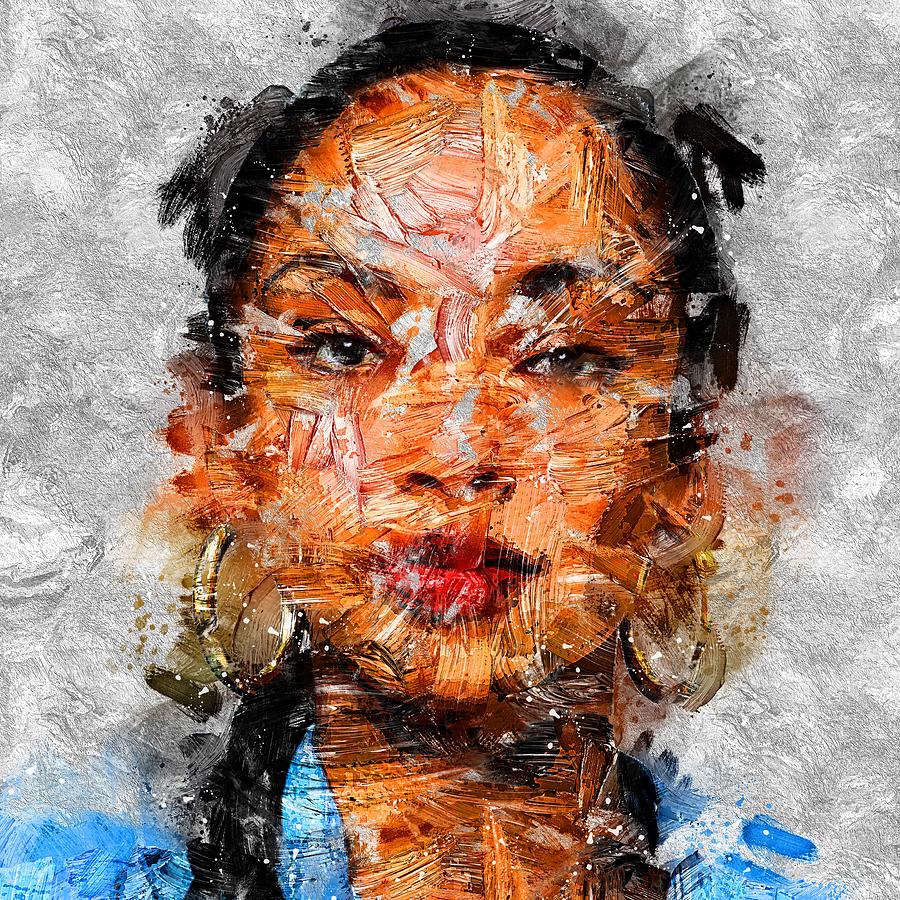 Sade Adu Digital Art By Michael Earch - Pixels