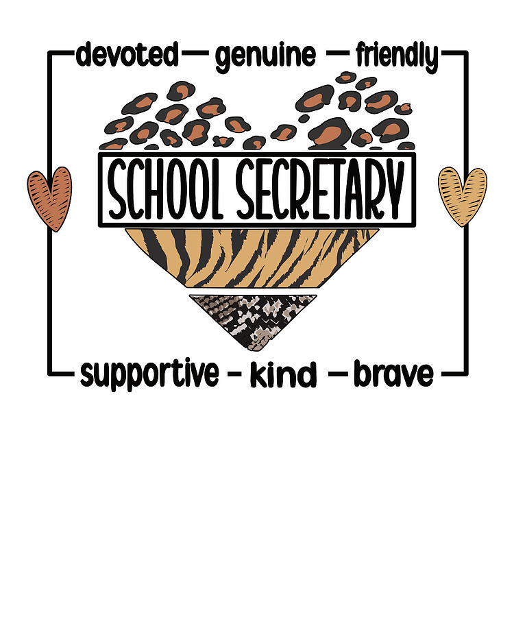 School Secretary Appreciation School Office Squad Digital Art by Madeby