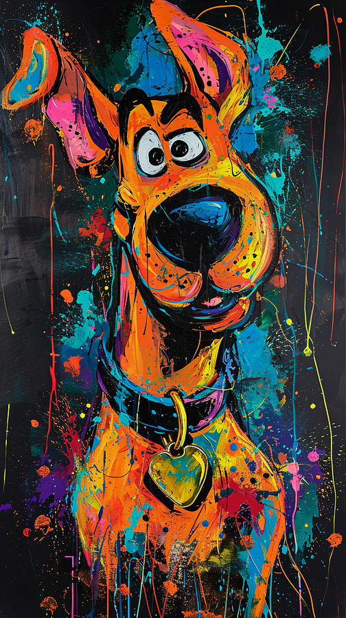 Scooby-Doo / Print #7 Digital Art by SampadArt Gallery - Fine Art America