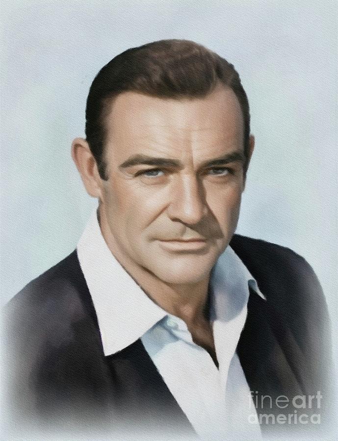 Sean Connery, Actor Painting by John Springfield - Fine Art America