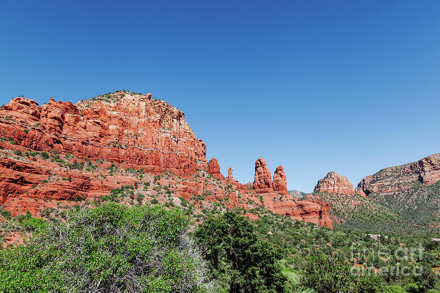Sedona, Arizona, USA. Red rock formations. #7 Photograph by Michal Bednarek