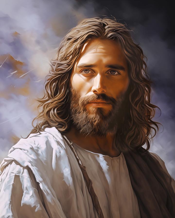 Serene Strength Always, Jesus Christ Digital Art, L45 Digital Art by ...