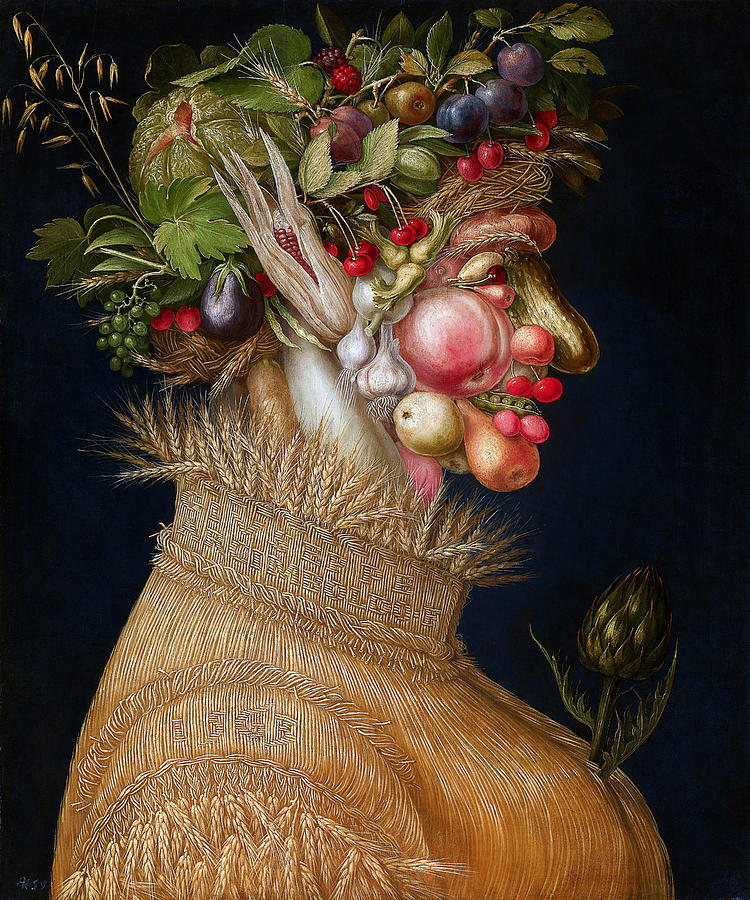 Sgiuseppe Arcimboldo Painting By Vintage Illustrations Fine Art America