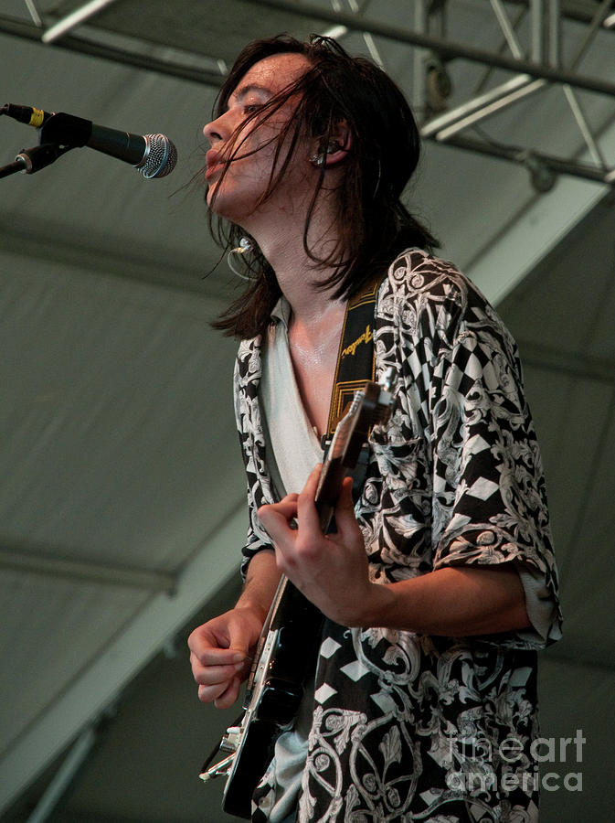 Smith Westerns at Bonnaroo Photograph by David Oppenheimer