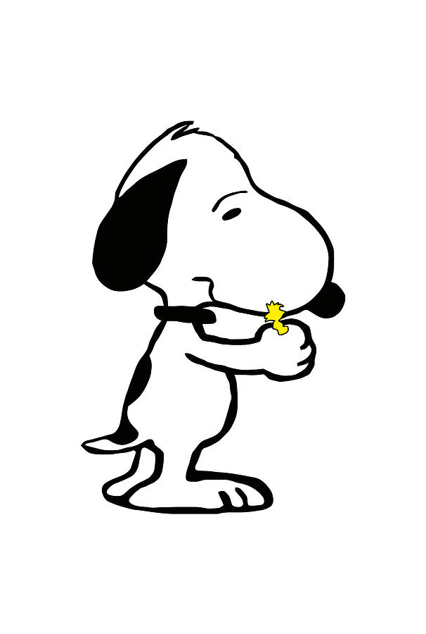 Snoopy Woodstock Digital Art by Ryan D Spencer - Fine Art America