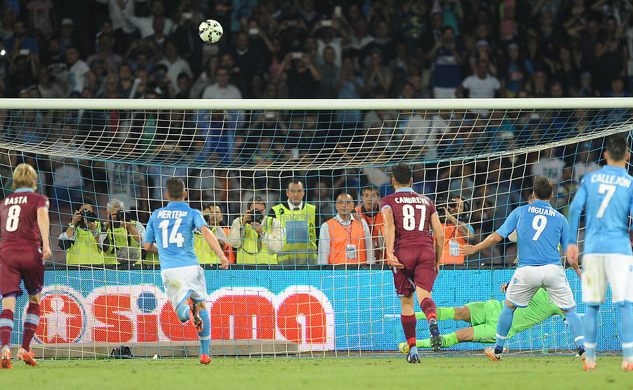 SSC Napoli v SS Lazio - Serie A #7 Photograph by Getty Images